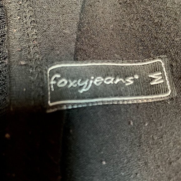 FoxyJeans Black bodycon pencil with low back - Lace-Pattern Dress – Size M - Picture 12 of 12